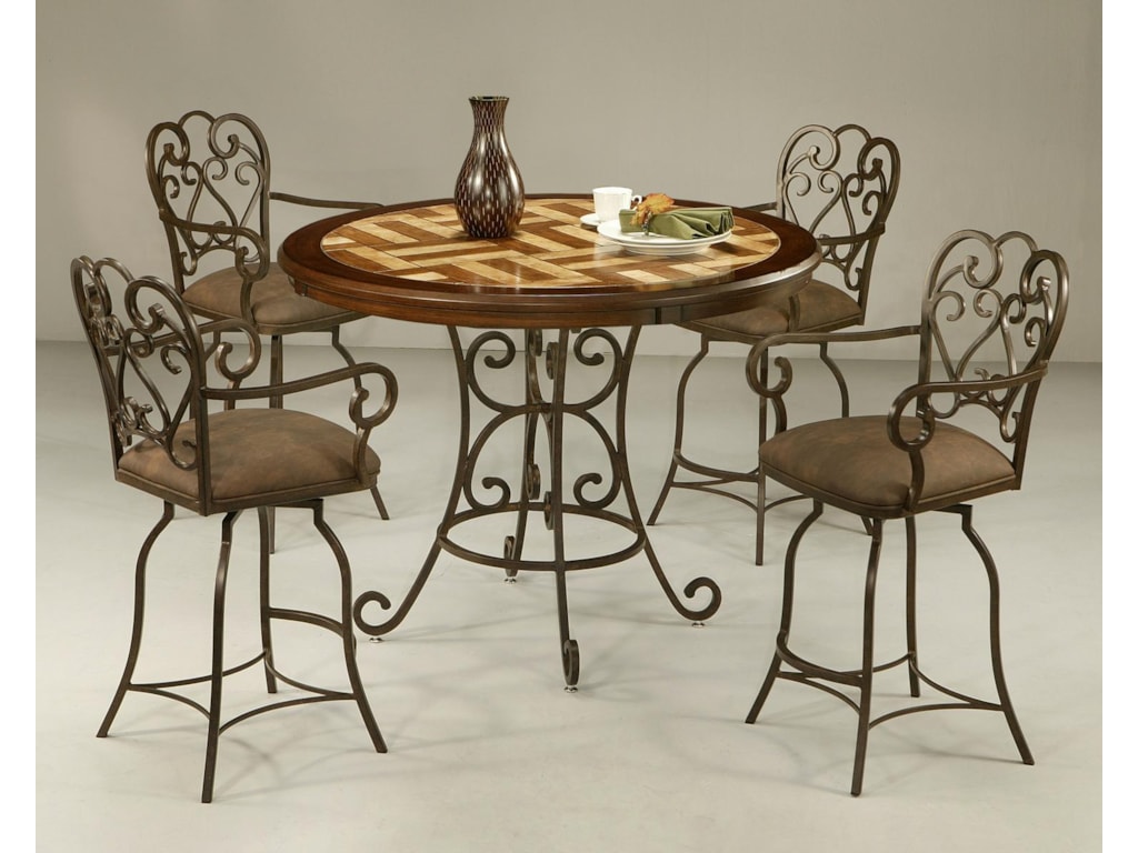 Pastel Minson Magnolia5 Piece Table & Chair Set
