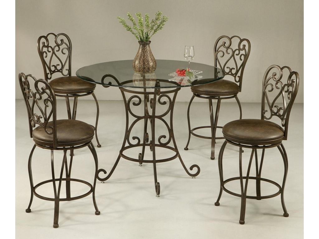 Pastel Minson Magnolia5 Piece Dining Set