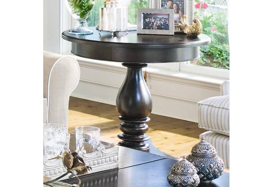Paula Deen By Universal Home 932817 Round Side Table With Turned