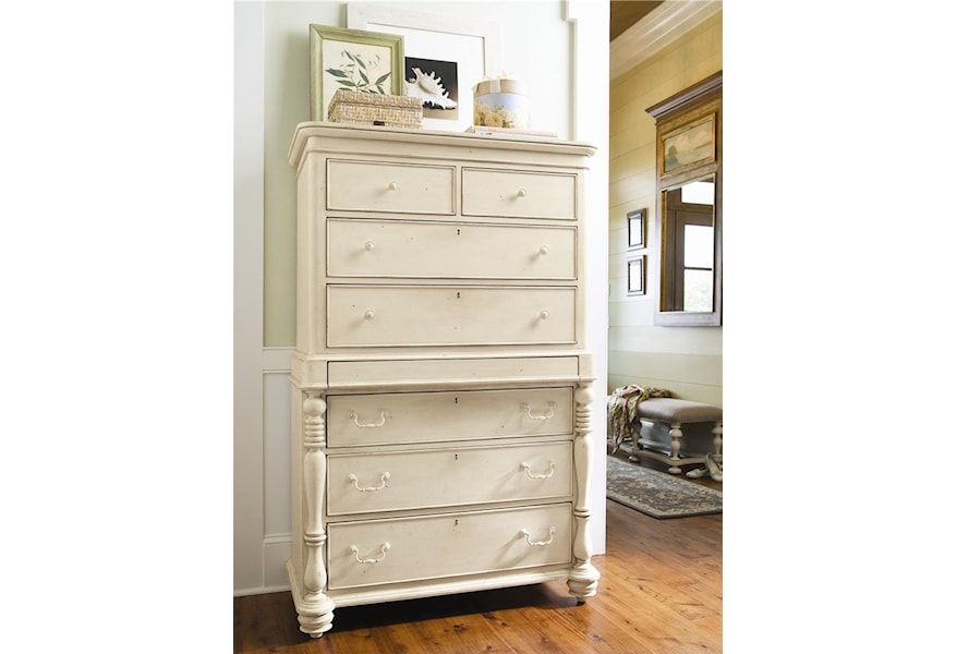 Paula Deen By Universal Paula Deen Home Tall Chest With 7 Drawers
