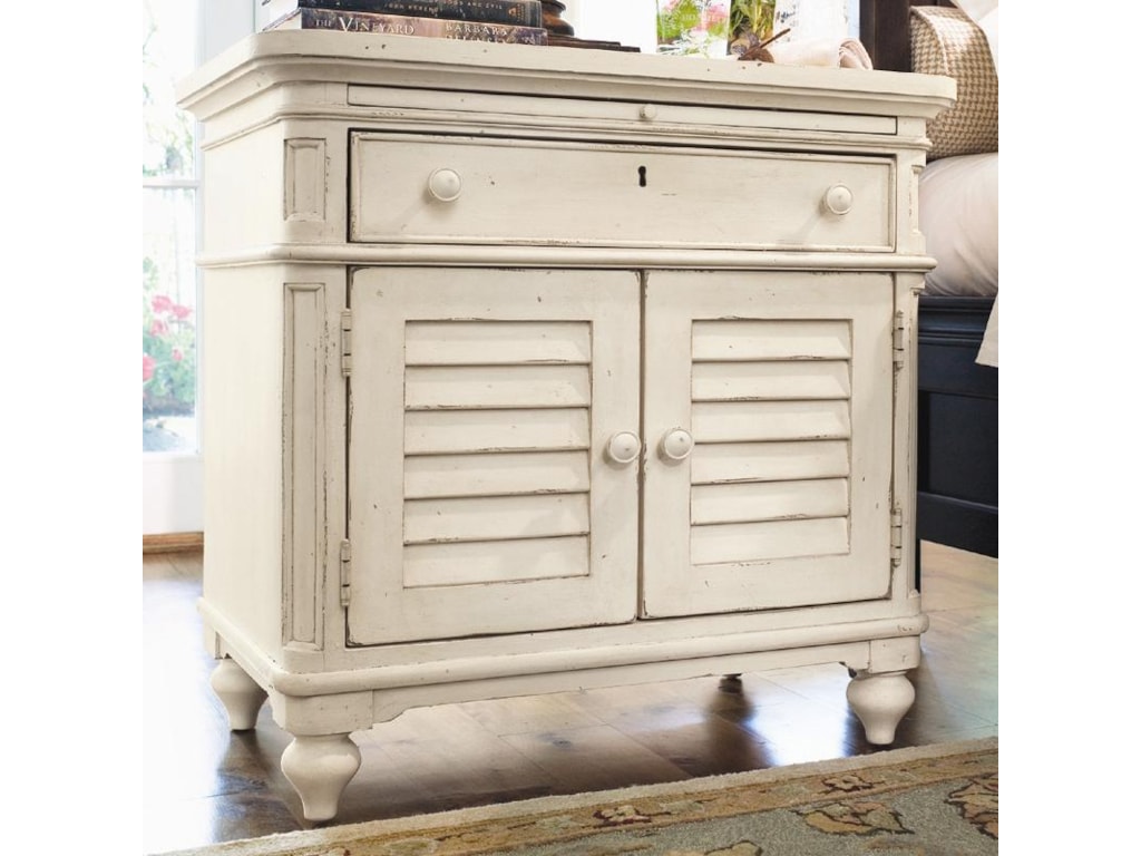 Paula Deen By Universal Home Louvered Door Nightstand Louvered Door Nightstand