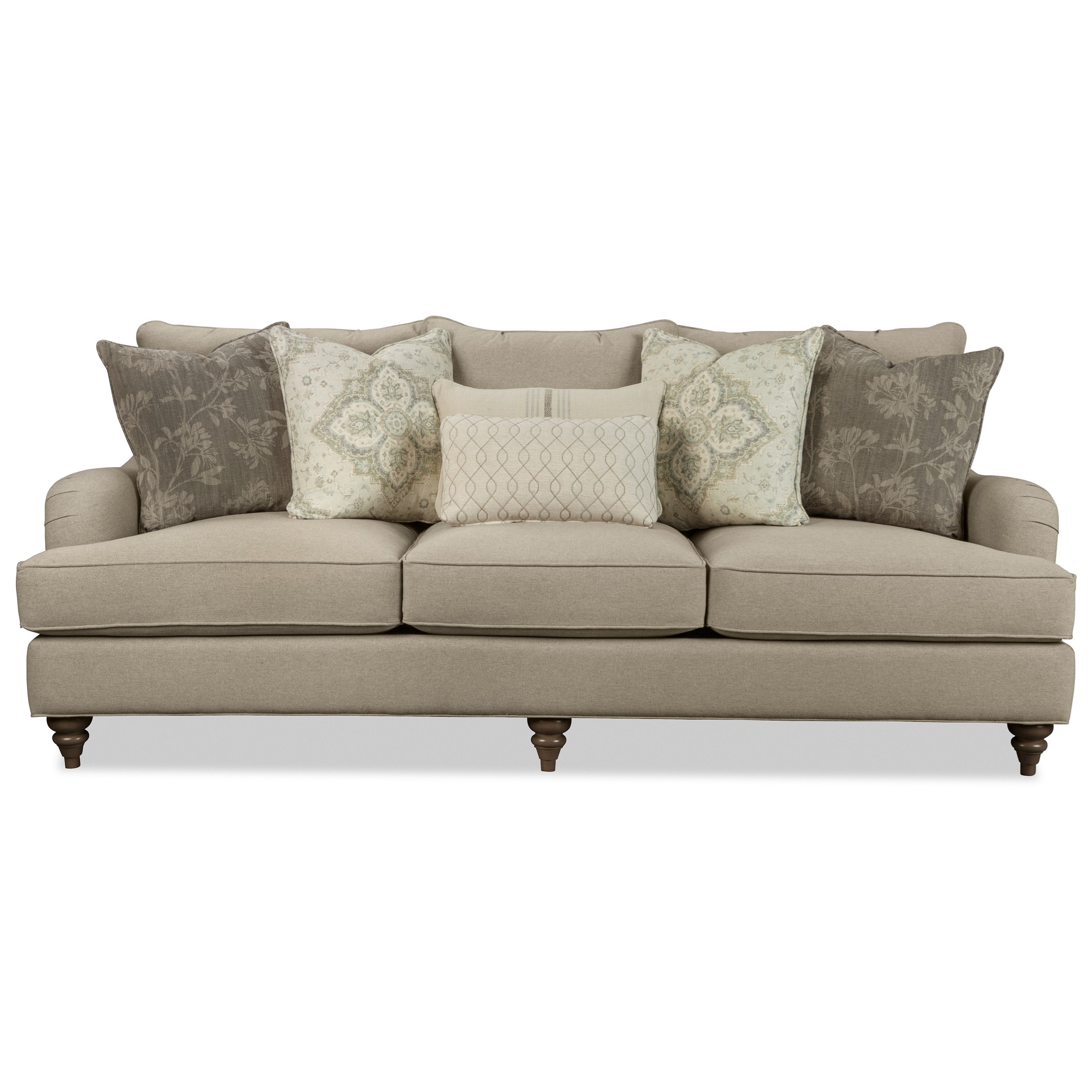 Paula Deen By Craftmaster P773650bd Traditional 98 Inch Sofa Zak S Home Sofas