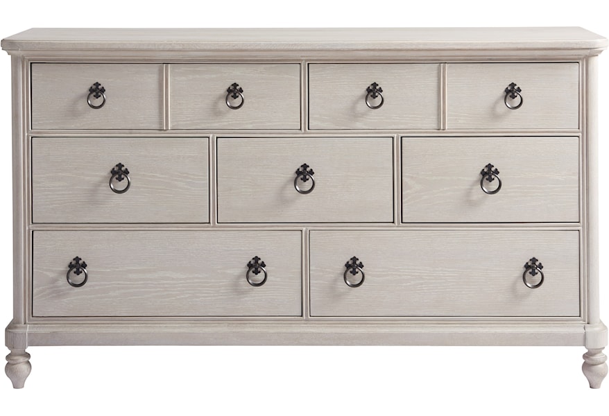 Paula Deen By Universal Cottage Seven Drawer Dresser With Jewelry