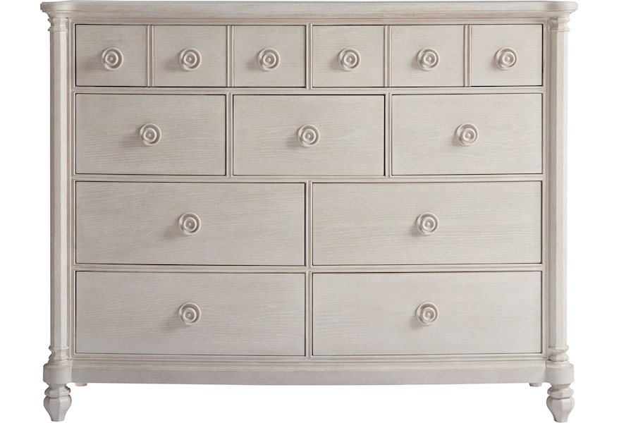 Universal Cottage Nine Drawer Dressing Chest With Jewelry Tray