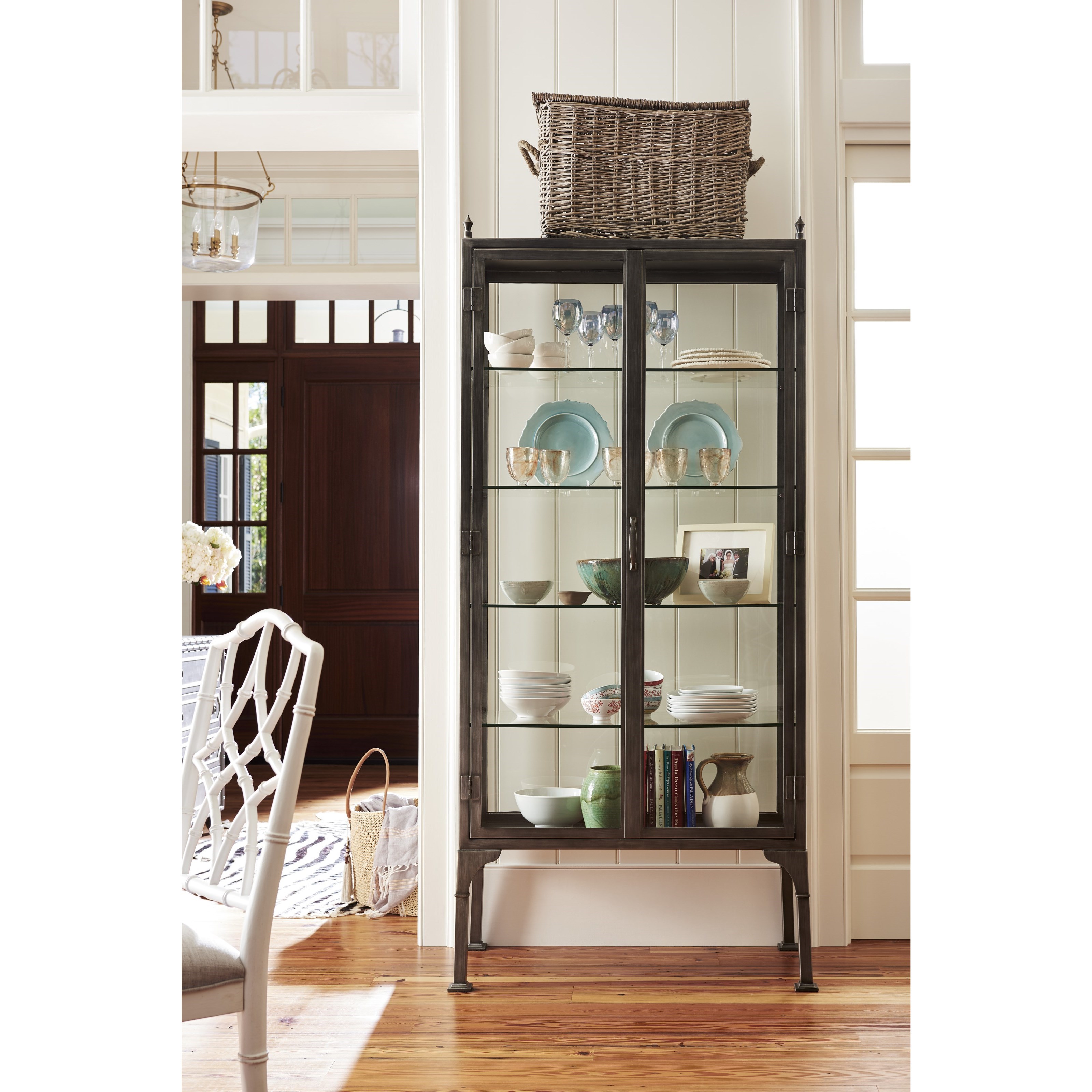 Paula Deen By Universal Cottage Curiosities Chest With Glass Doors