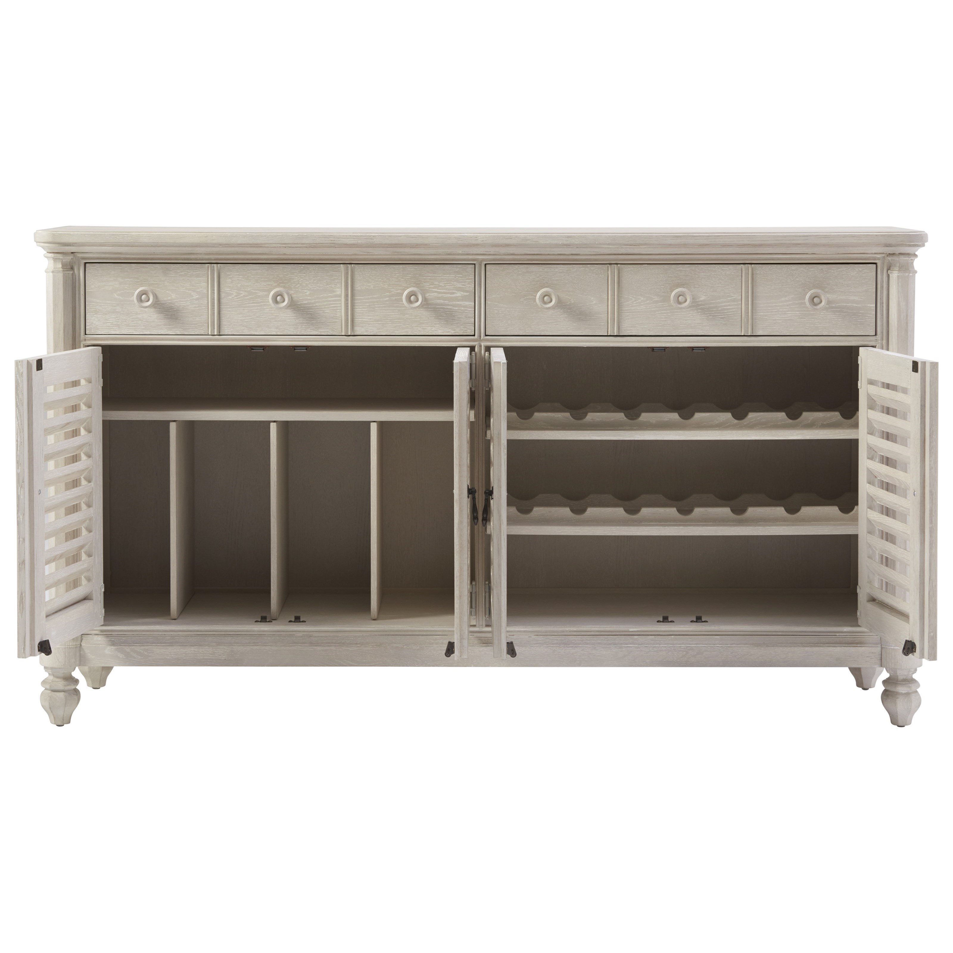 Paula Deen By Universal Bluffton Sideboard With Wine Bottle