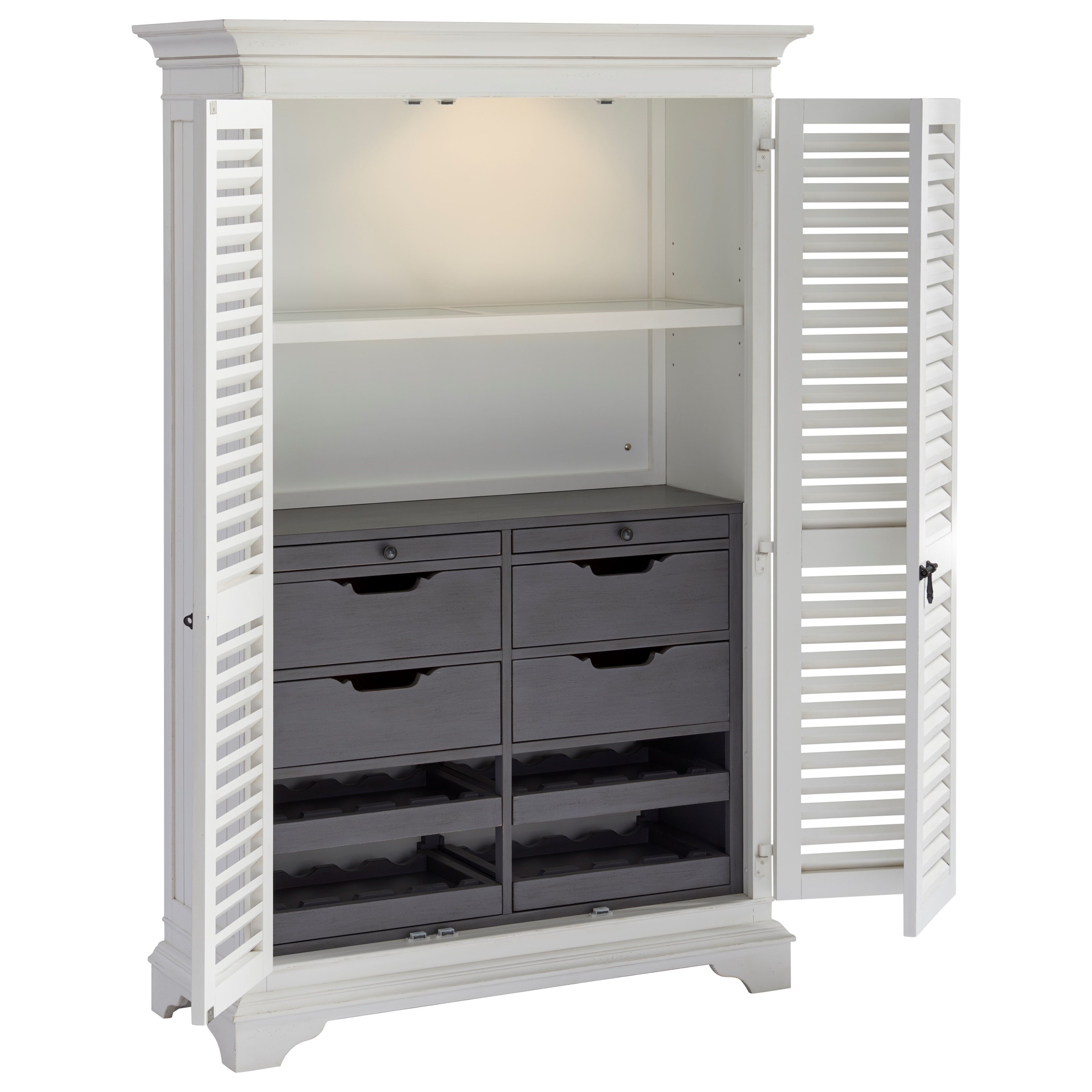 Paula Deen By Universal Cottage 795a695 Liquor Locker With Wine