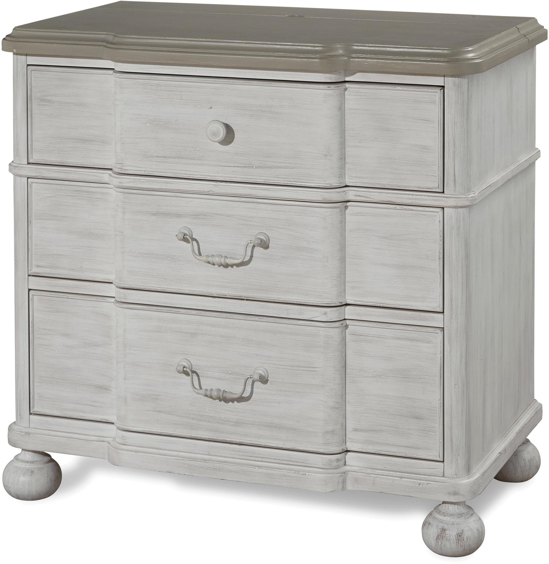 Paula Deen By Universal Dogwood Nightstand With Outlet Dubois