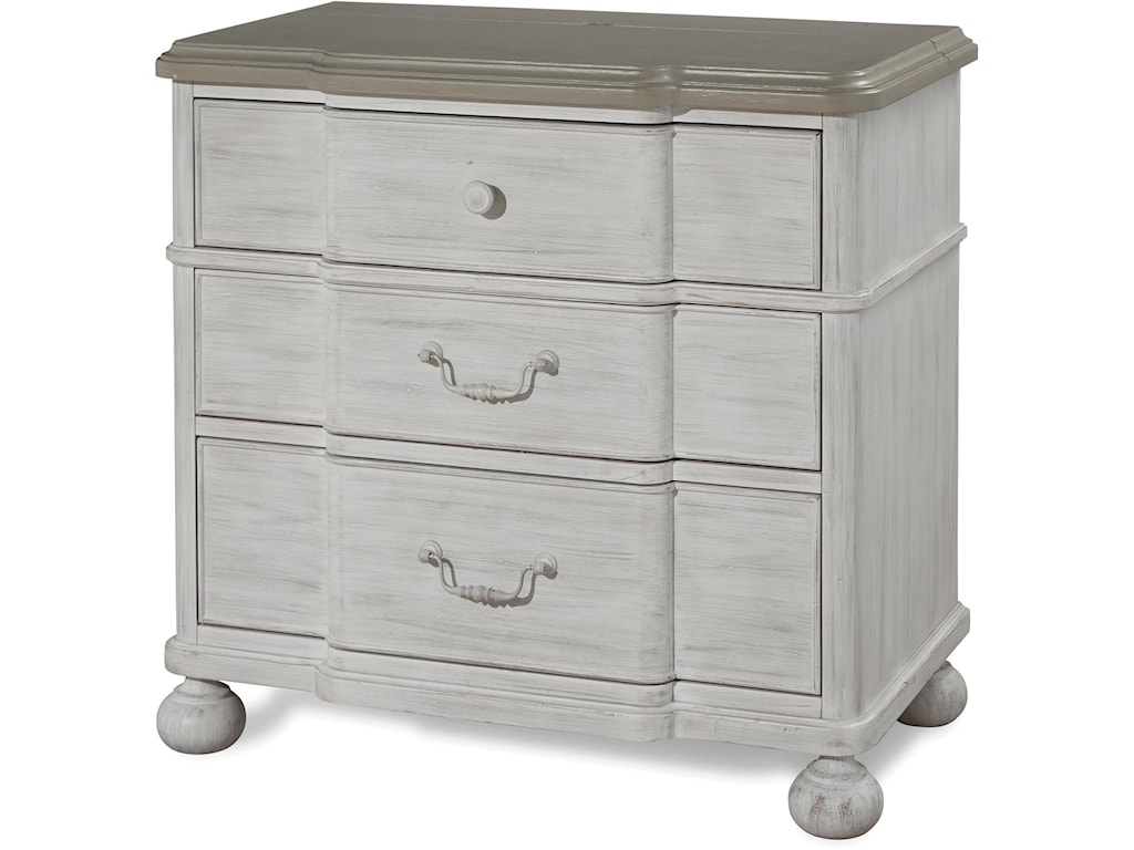 Paula Deen By Universal Dogwood Nightstand With Outlet Dubois