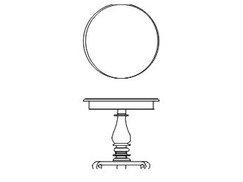 Paula Deen by Universal Paula Deen HomeRound Side Table