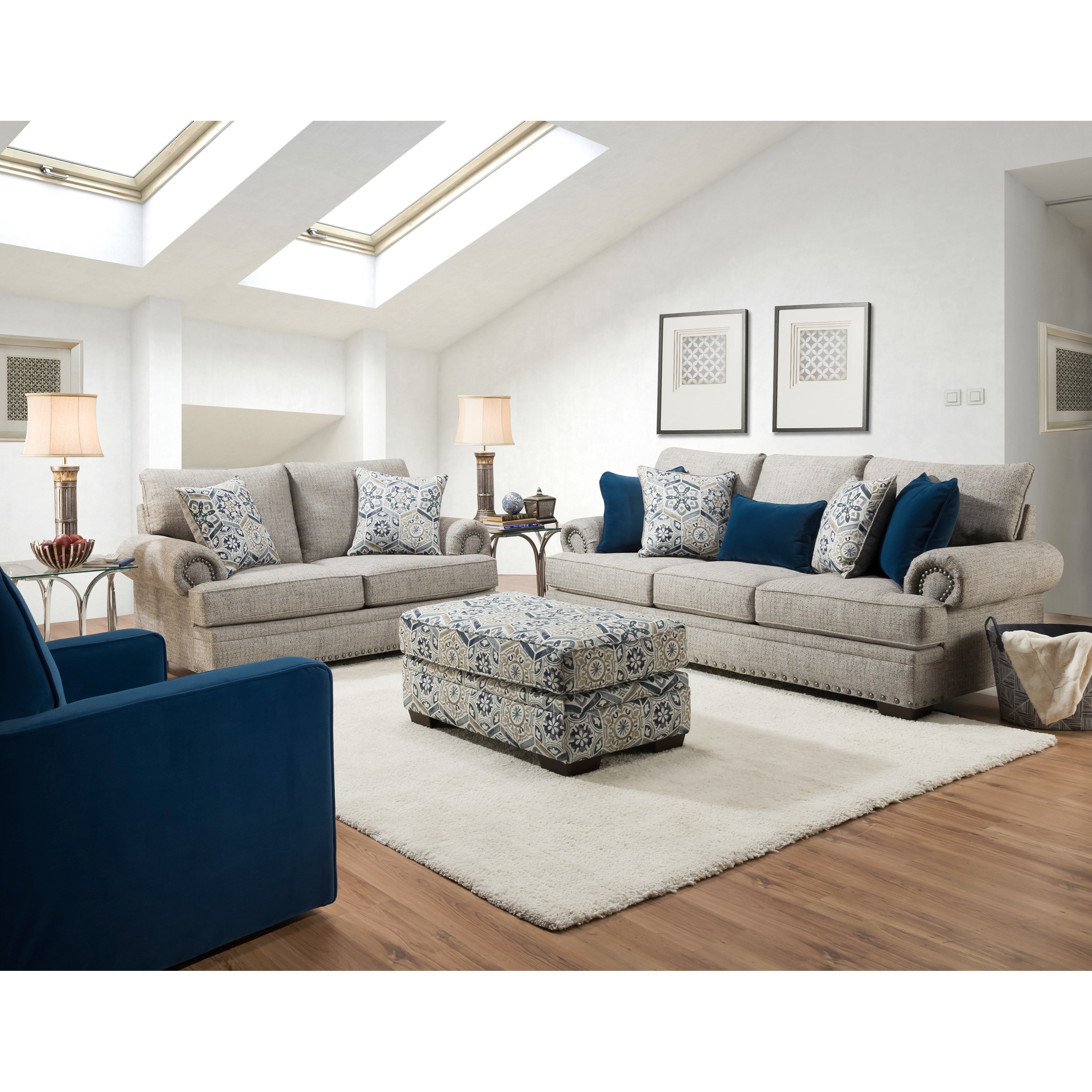 Peak Living 8100 Living Room Group Darvin Furniture Stationary Living Room Groups