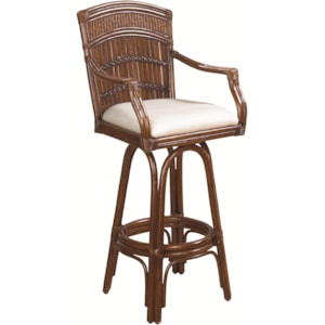 Pelican Reef Bar Stools Pr Tahiti Indoor Swivel Bamboo Rattan Bar Stool Jacksonville Furniture Mart Bar Stools