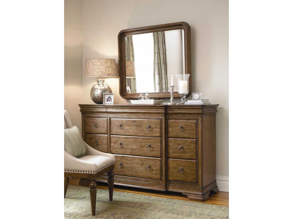 Universal New Lou Dresser And Mirror Combo Esprit Decor Home