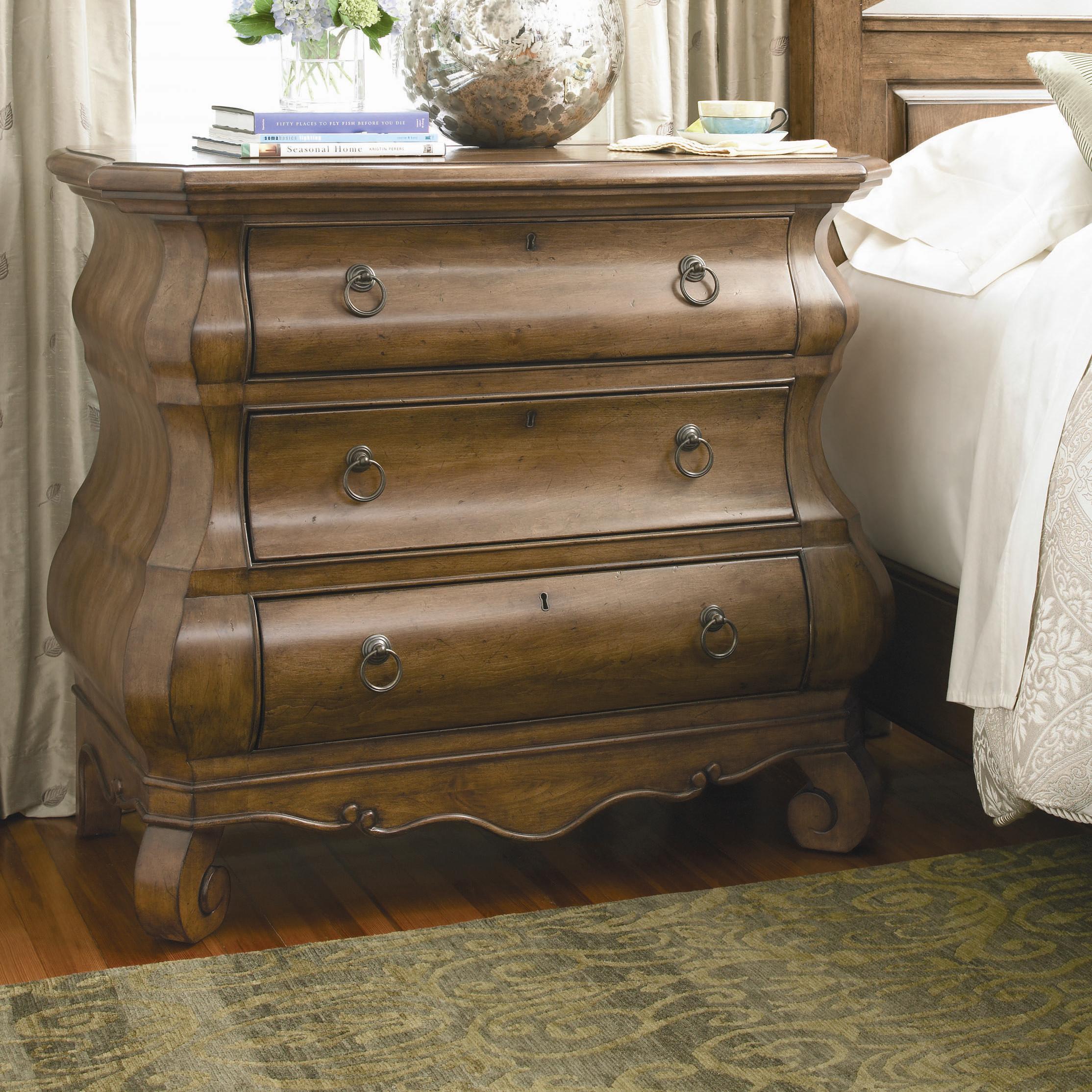 Universal New Lou 071360 Louie P S Chest Esprit Decor Home Furnishings Night Stands