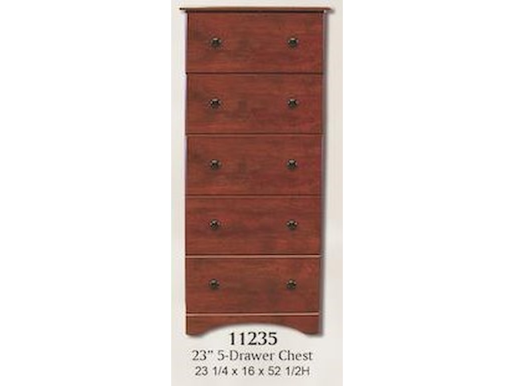 Perdue 11000 Series 11235 5 Drawer Lingerie Chest Sam Levitz Furniture Lingerie Chests