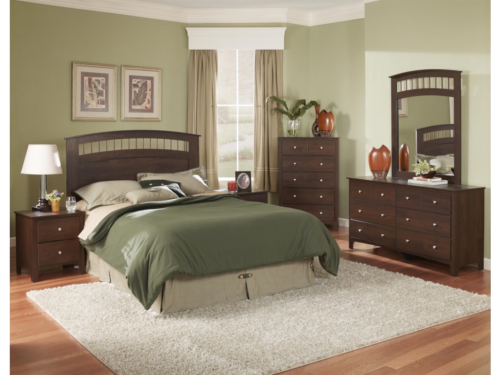 Perdue 60000 Series Mission Dark Oak 6 Drawer Dresser VanDrie Perdue 60000 Series Mission Dark Oak 6 Drawer Dresser VanDrie