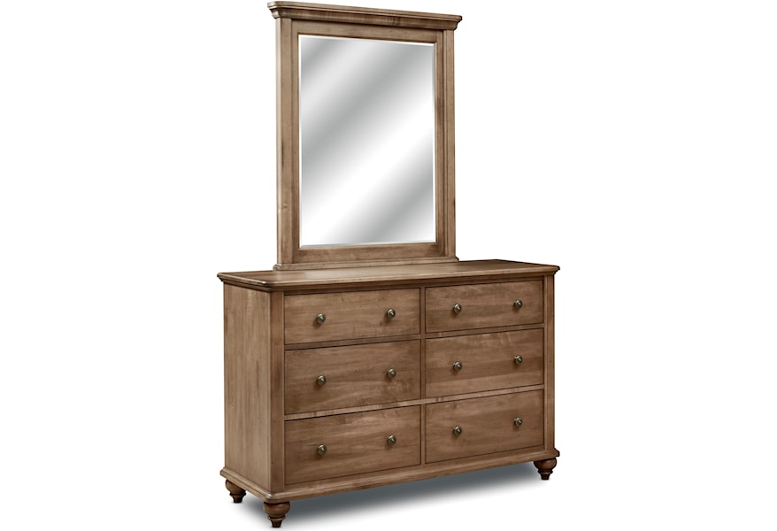 Perfectbalance By Durham Furniture Millcroft Double Dresser And