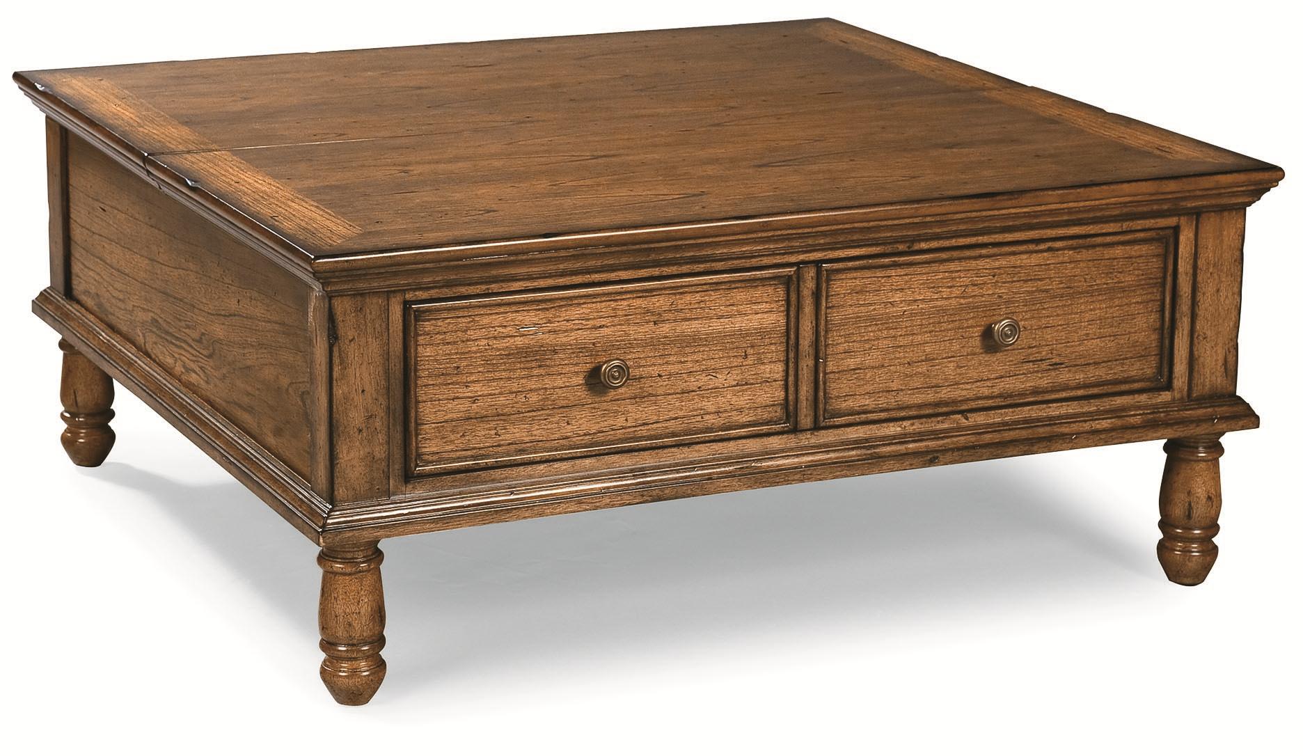 Peters Revington Briarwood Cocktail Table With Lift Top And Drawer