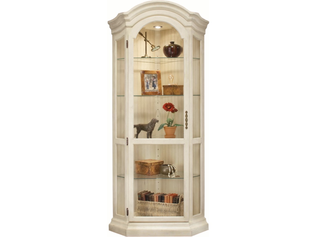 Philip Reinisch Colortime White Panorama Corner Display Cabinet
