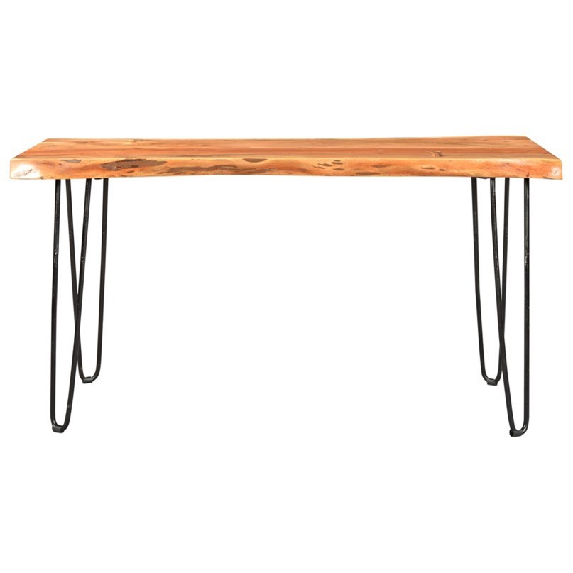 Porter International Designs Mojave Live Edge Solid Wood Console
