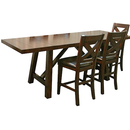 Montreal Seven-Piece Pub Table And Stool Set | Williams & Kay | Pub Table  And Stool Set