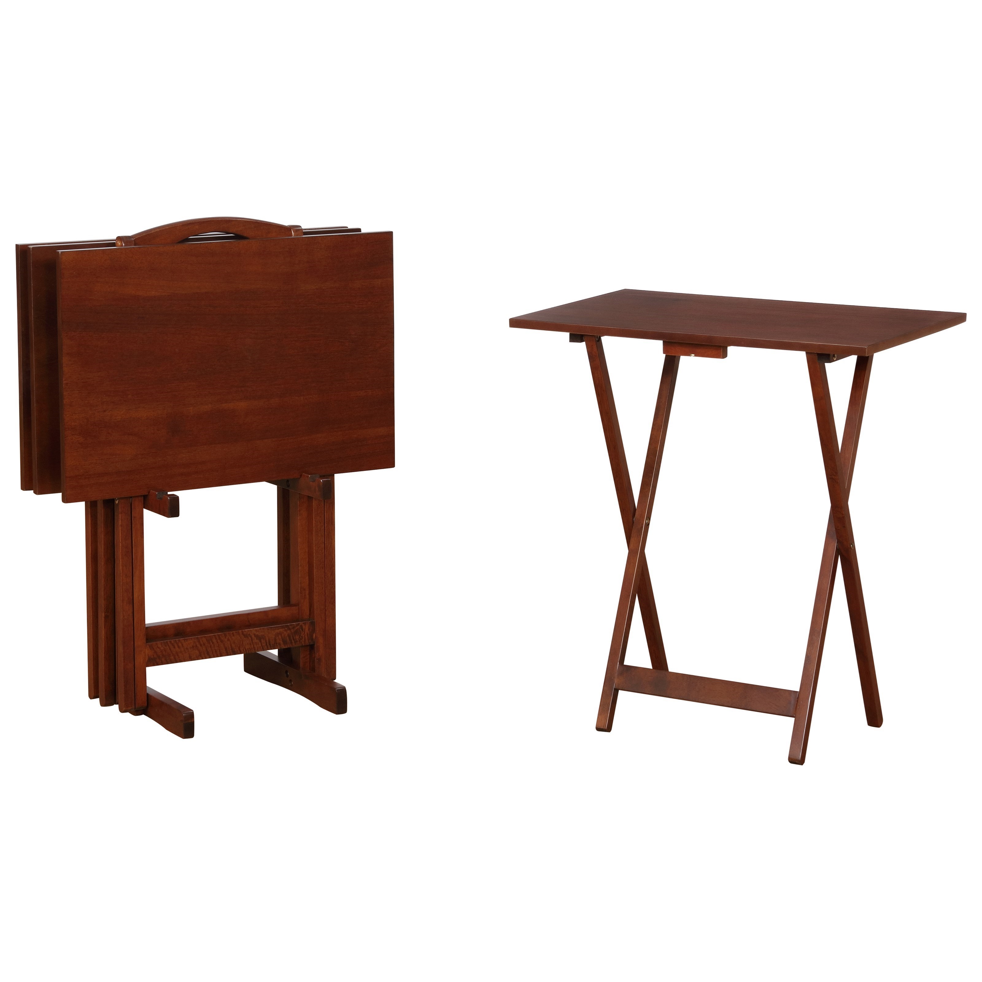 Powell Accent Furniture Hazelnut Tray Tables Westrich Furniture