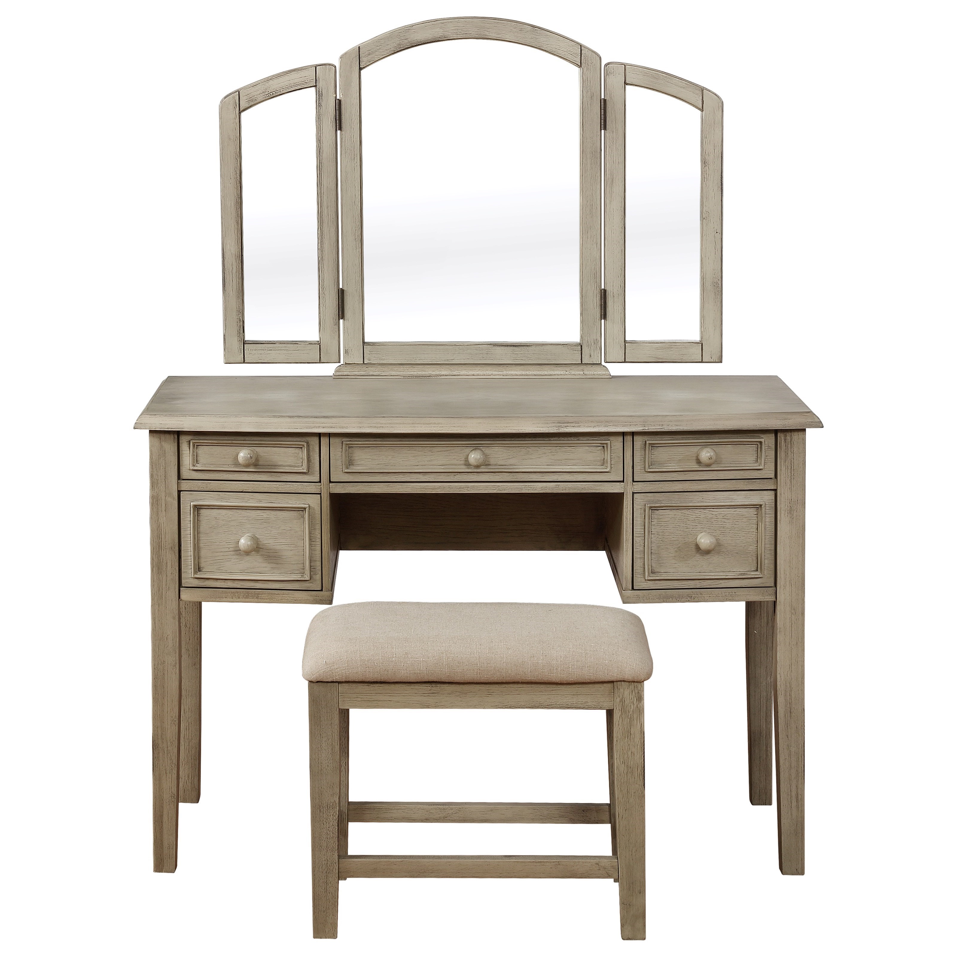 Powell Kara Kara Vanity And Stool Dream Home Interiors