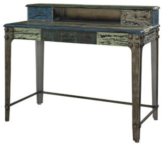 Powell Calypso Industrail Wood Metal Desk Wayside Furniture Powell Calypso Industrail Wood Metal Desk