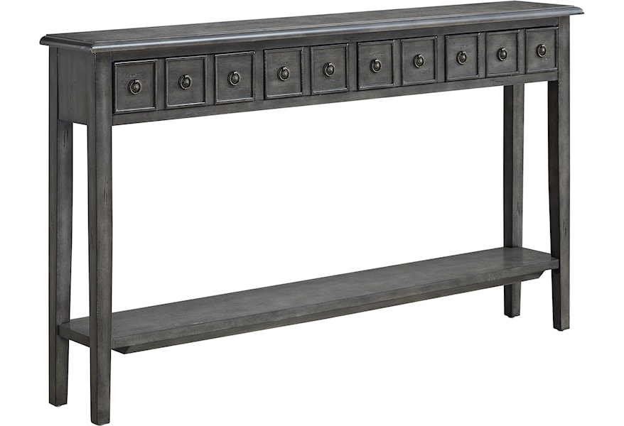 Powell Daisy 16a8213g Transitional Console Table With 4 Drawers