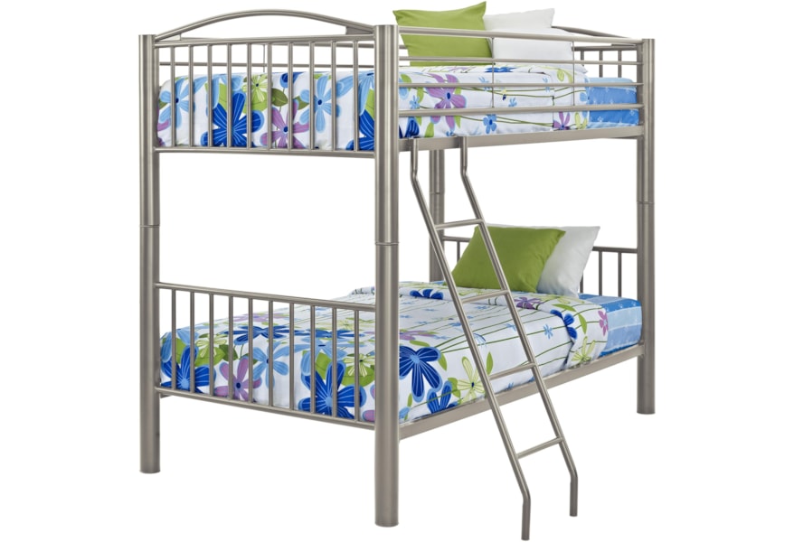 Powell Youth Beds And Bunks Heavy Metal Twin Over Twin Bunk Bed