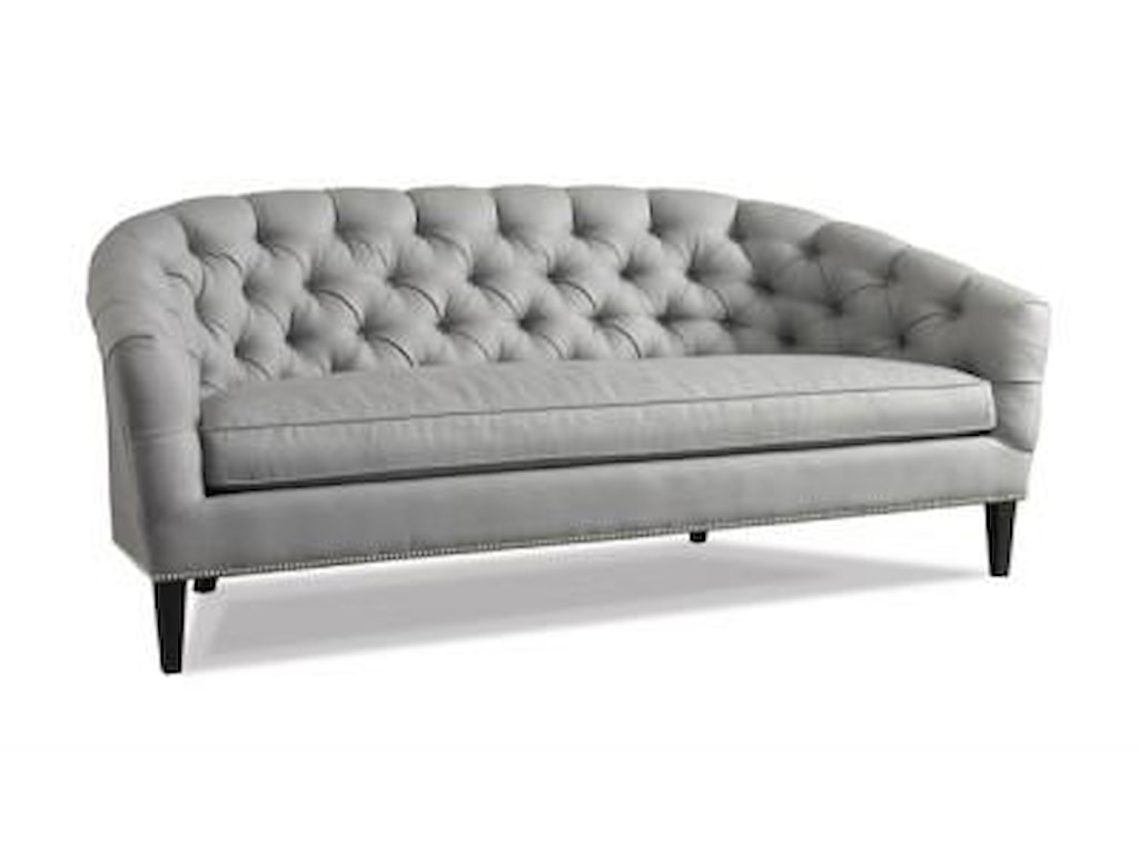 Precedent Accent Sofas 3139 S1 Contemporary Tufted Back Sofa Precedent Accent Sofofa