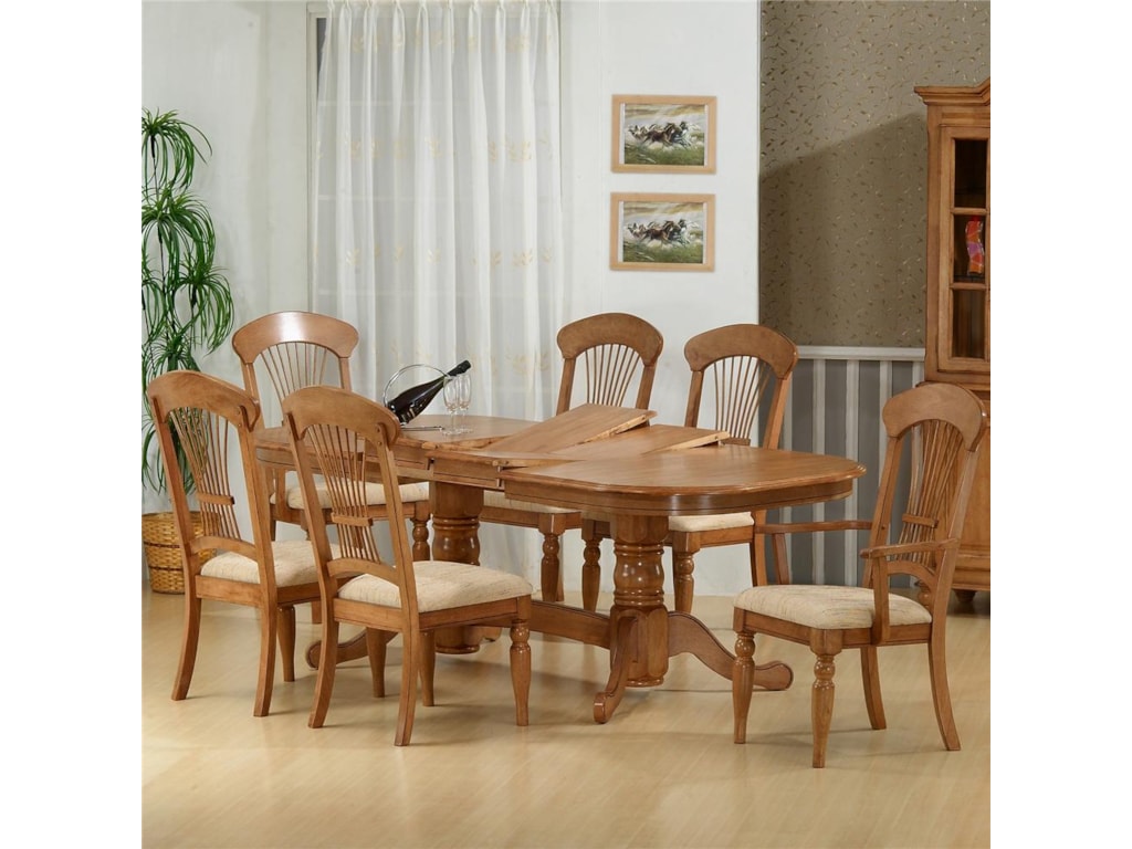 Primo International 1855Table With 4 Side Chairs and 2 Arm Chairs