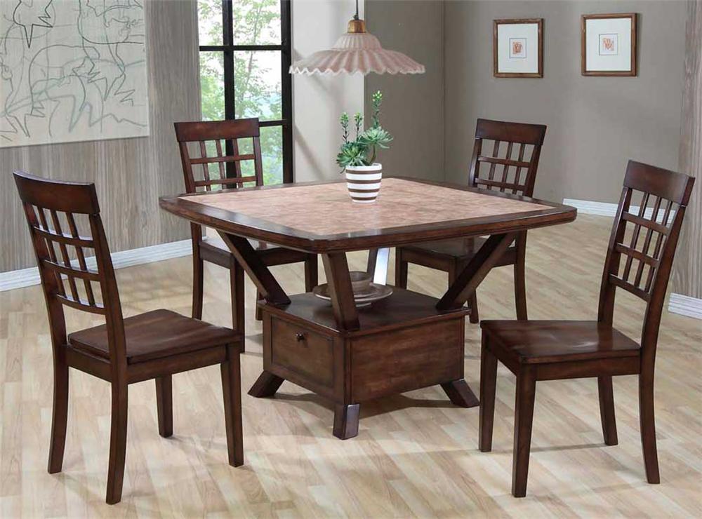 Primo International 8189 Tile Top Table With Storage Base 4