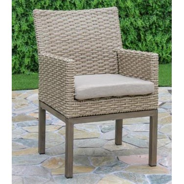 belvedere wicker patio club chair