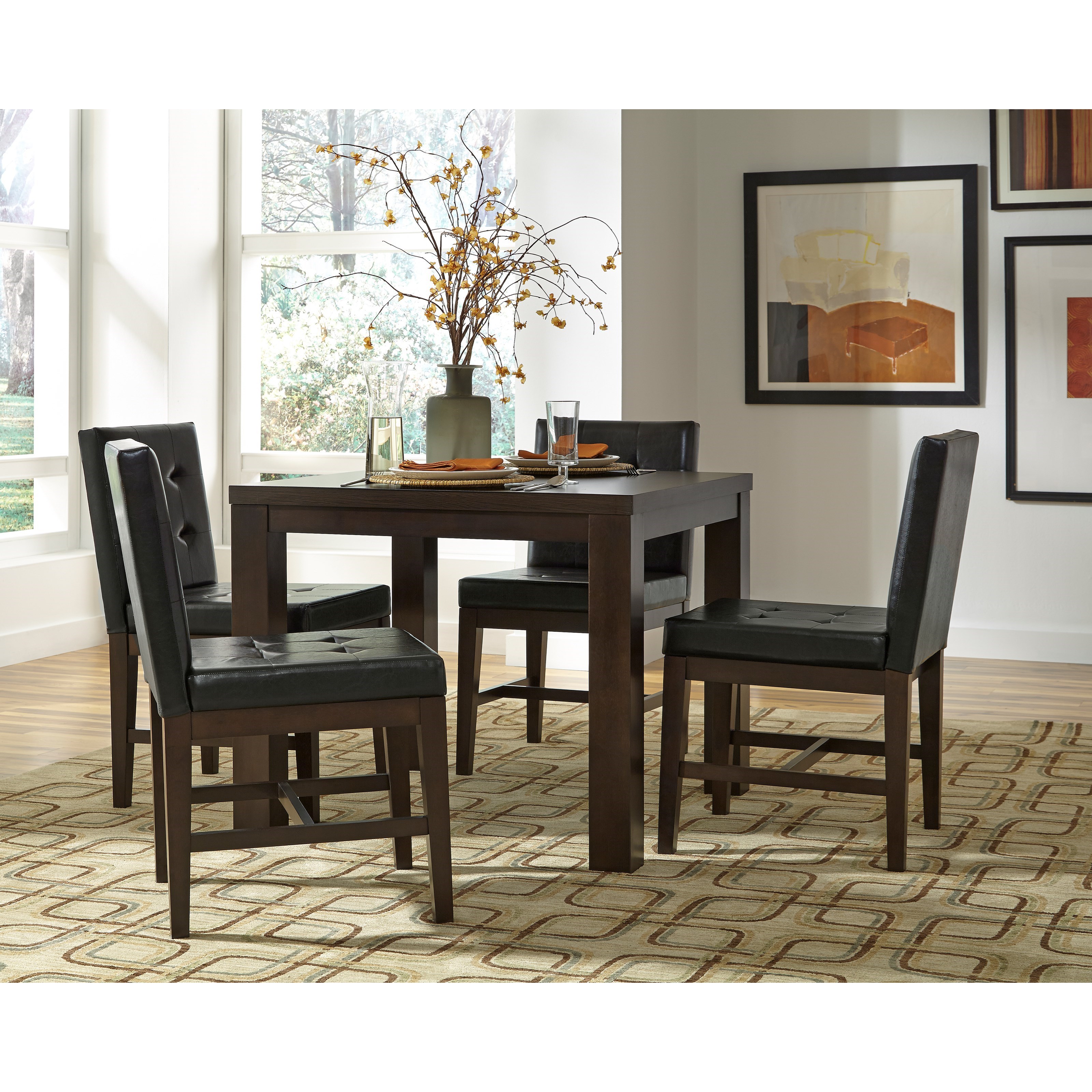 Progressive Furniture Athena P109d 12 Contemporary Square Dining