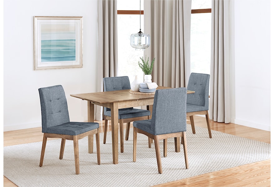 Progressive Furniture Barcelona Solid Wood Butterfly Dining Table