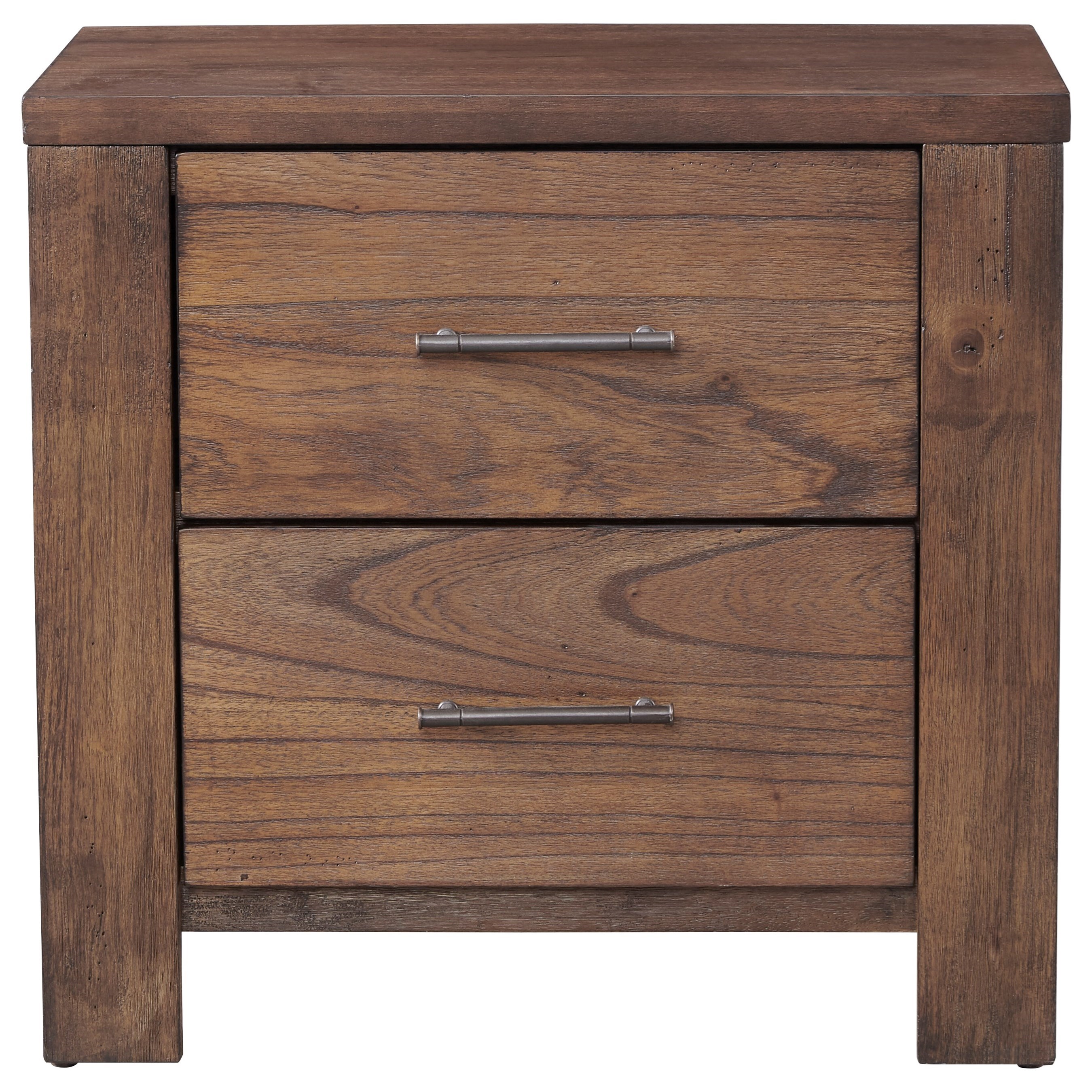 Progressive Furniture Brayden B104 43 Rustic 2 Drawer Nightstand Corner Furniture Nightstands