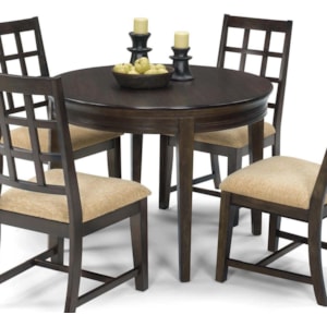 Progressive Furniture Casual Traditions Casual 4 Leg Round Dining Table Lindy S Furniture Company Kitchen Table