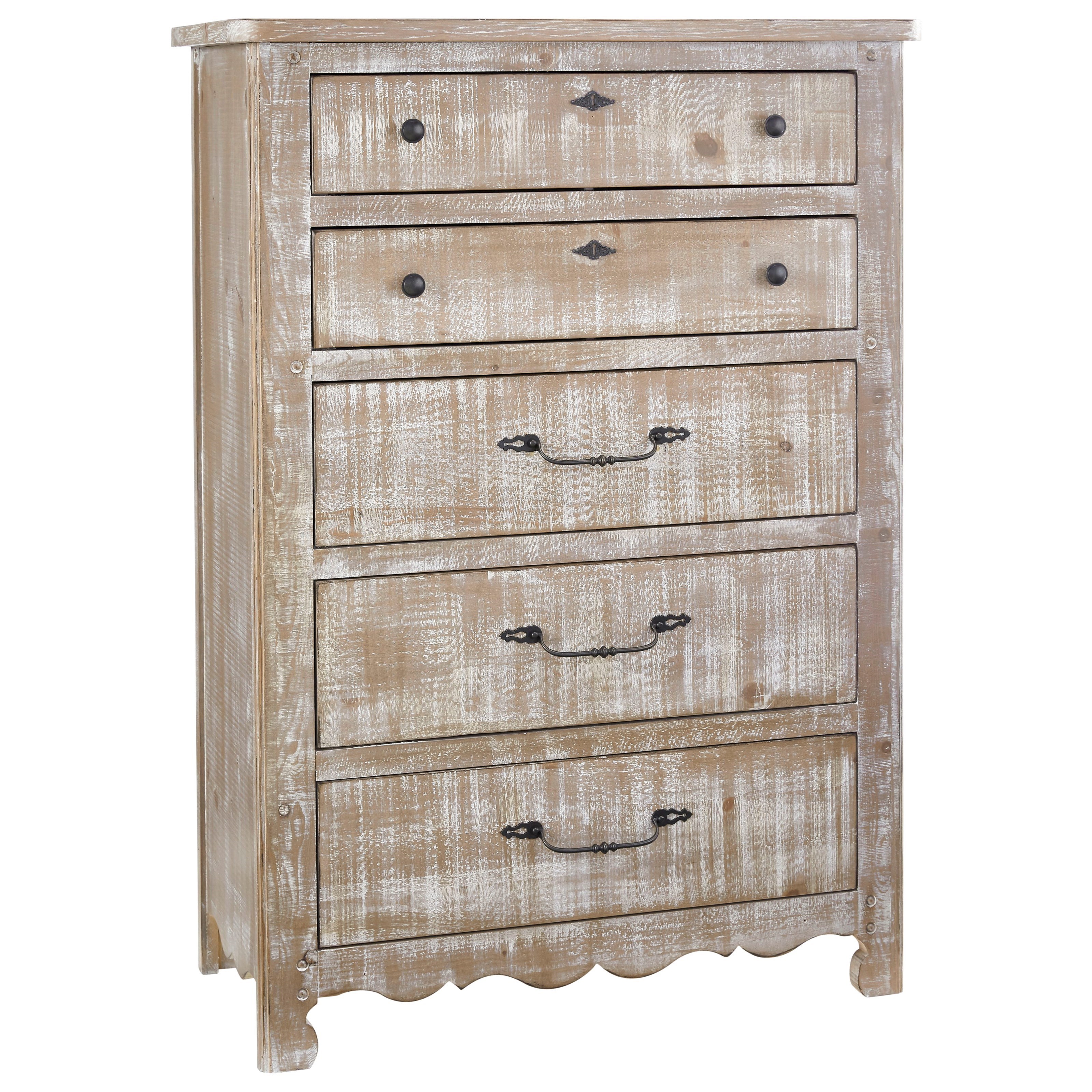 Progressive Furniture Chatsworth B643 14 Cottage Distressed Pine 5