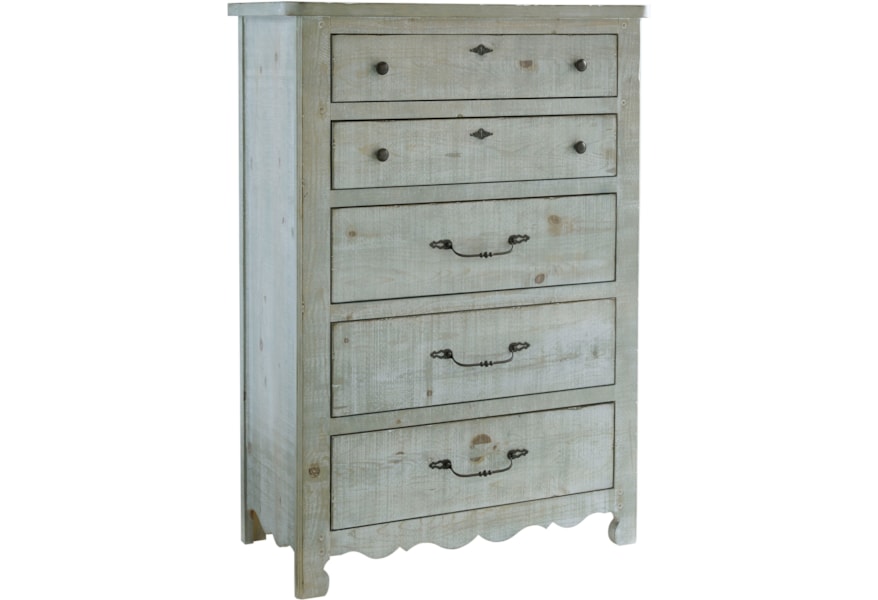 Progressive Furniture Chatsworth B644 14 Cottage Distressed Pine 5