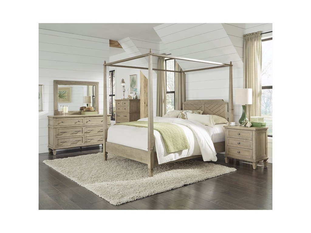 Progressive Furniture CoronadoCalifornia King Canopy Bed
