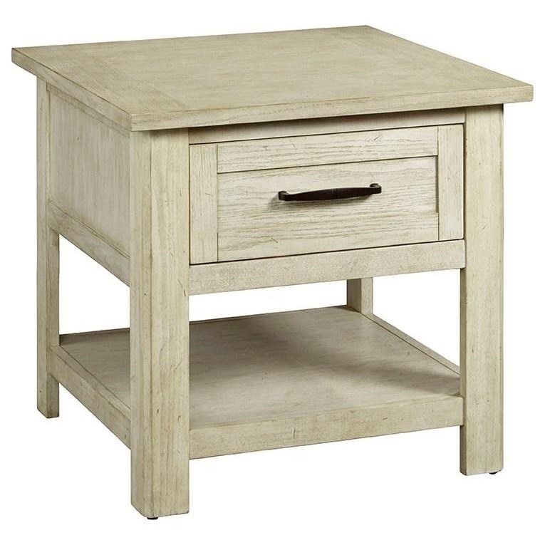 Progressive Furniture Hillsboro Village Relaxed Vintage End Table