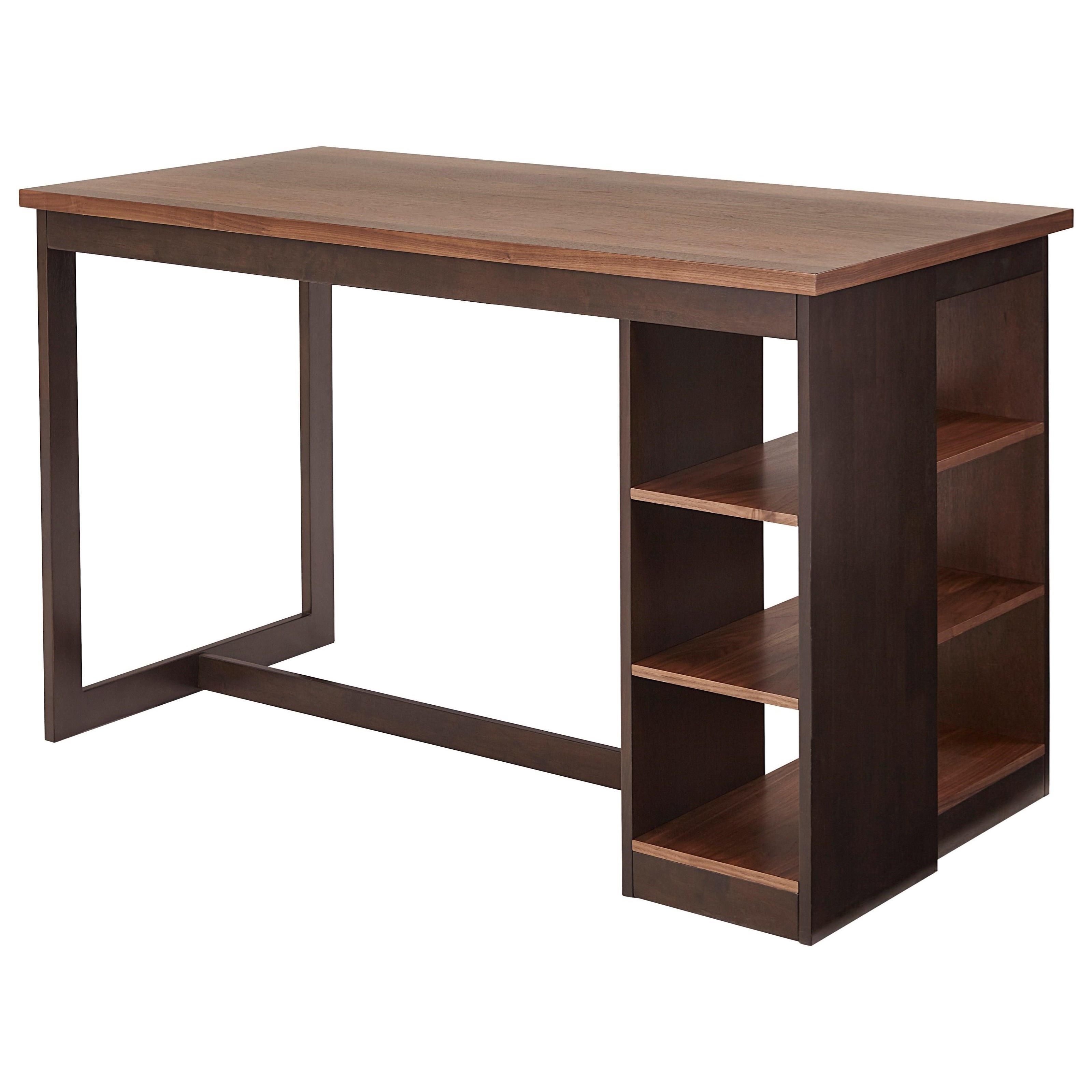 Progressive Furniture Kenny Casual Counter Table With Shelves Simply Home By Lindy S Pub Tables