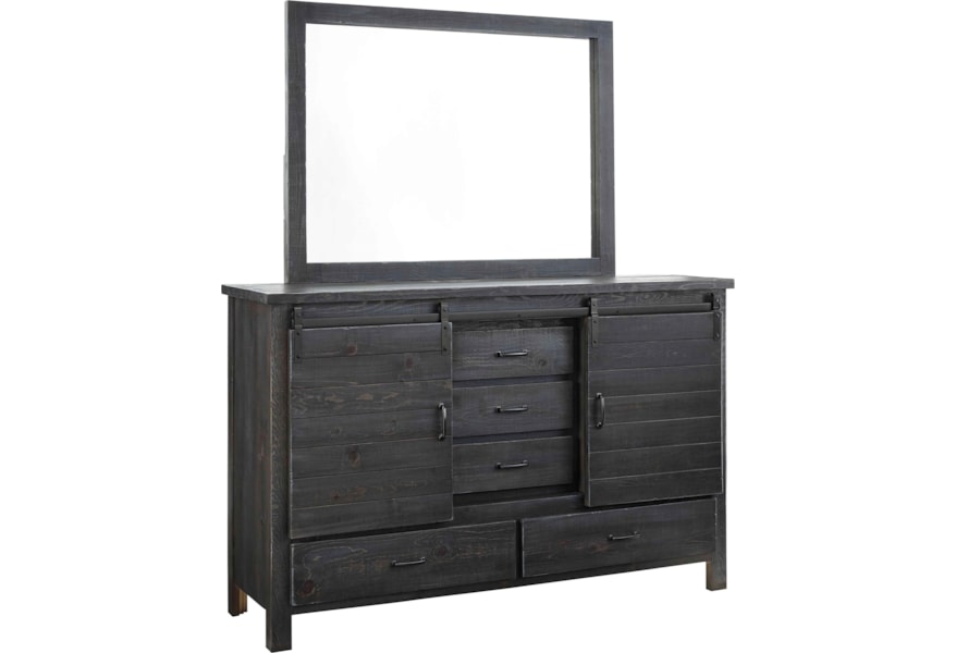 Progressive Furniture Lucerne Transitional 5 Drawer Dresser