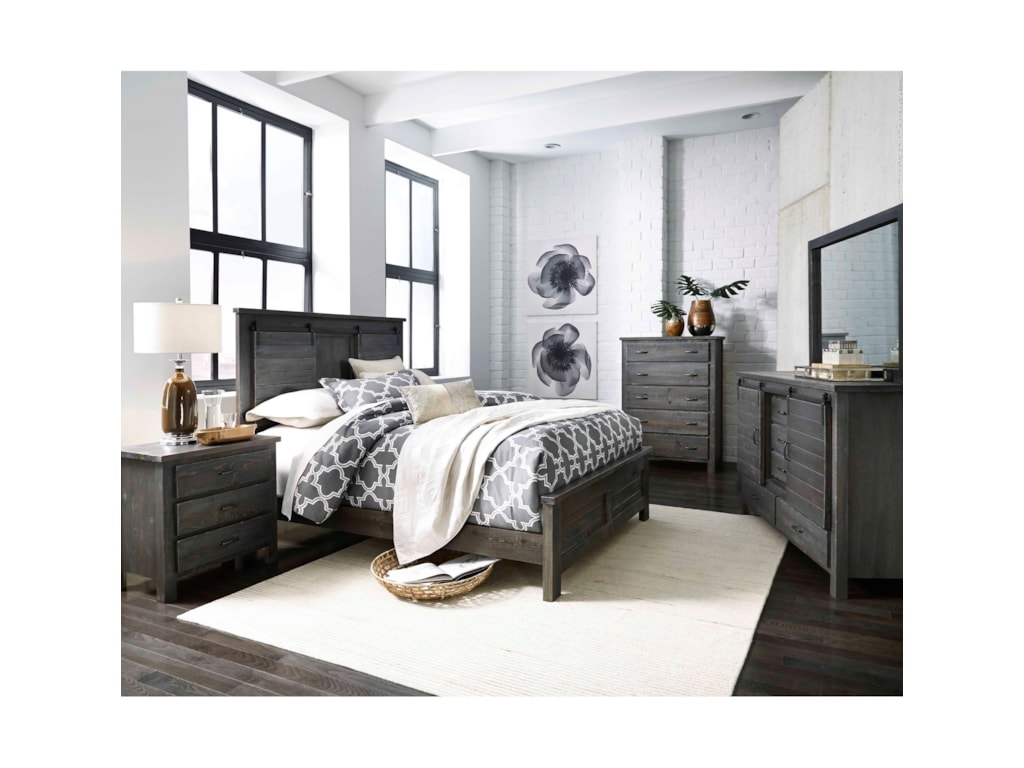 Progressive Furniture Lucerne Transitional 5 Drawer Dresser