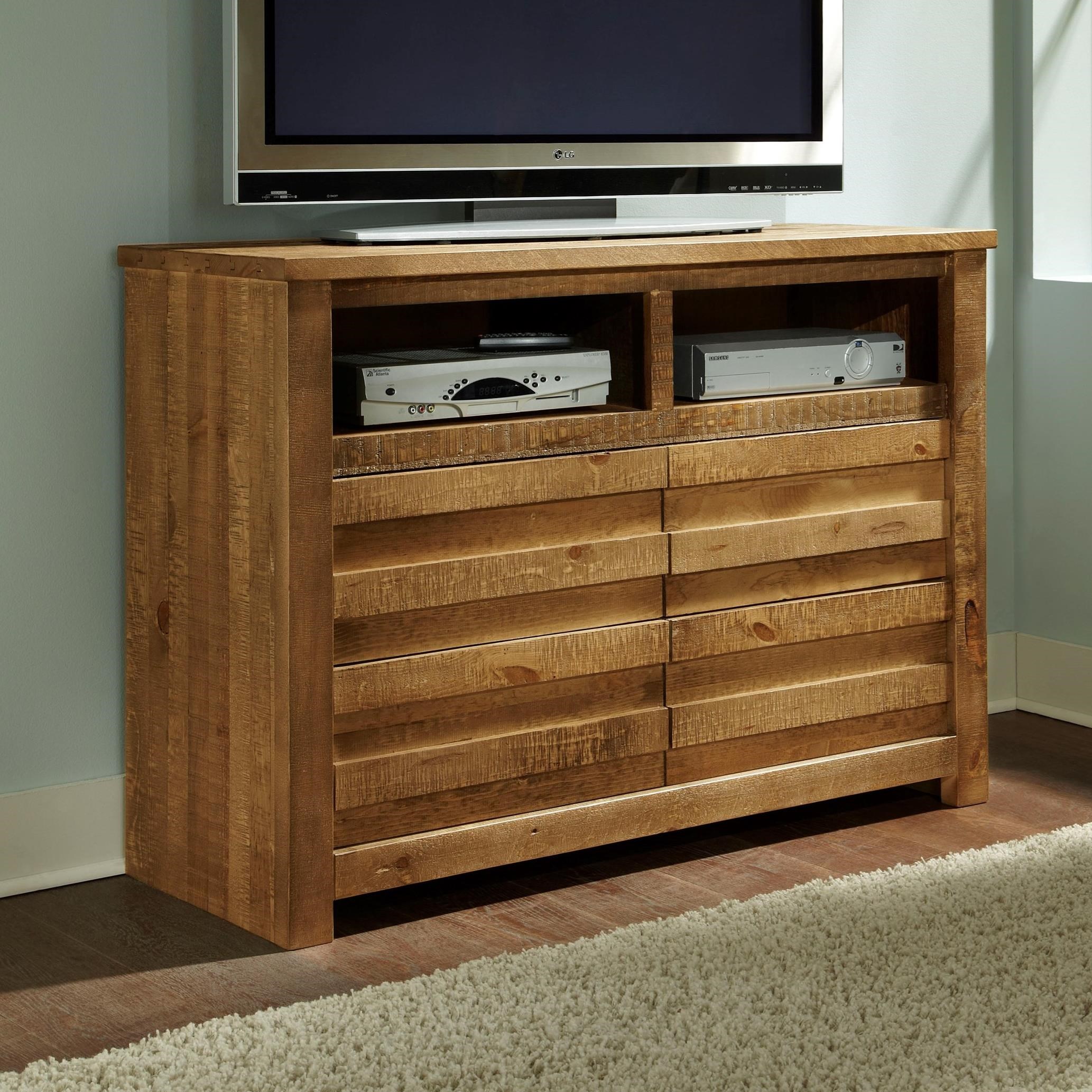 Progressive Furniture Melrose Rustic Media Chest With Paneled Case Front Lindy S Furniture Company Media Chests