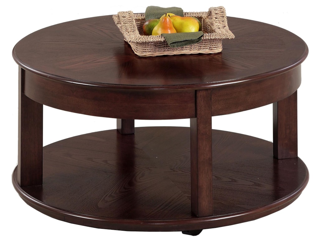 Progressive Furniture SebringCastered Round Cocktail Table