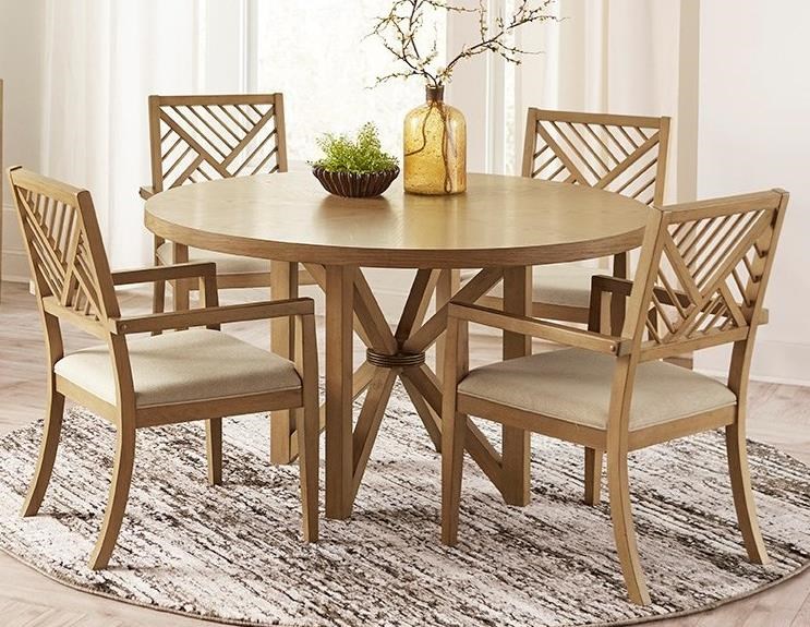 Progressive Furniture Serenity Transitional 5 Piece Table And