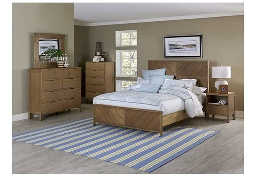 Progressive Furniture Strategy Transitional Dresser And Mirror Set