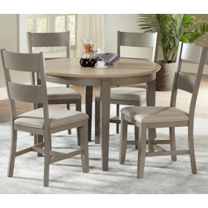 Progressive Furniture Toronto Transitional 5 Piece Table And Chair